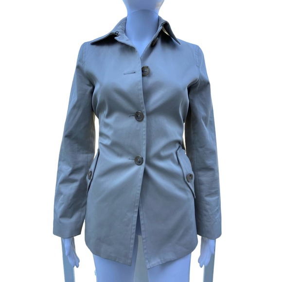 Banana Republic Tan Short Trench Coat, XS * wom897 - Picture 9 of 13